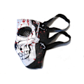 Miniatyrbillede 4 af 4: DØD MASK LÆDER MOTORCYKEL Black