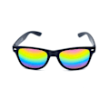 Pikkukuva 1 / 2: Mustat retro aurinkolasit Rainbow Black