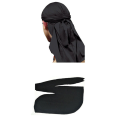 Miniatyrbillede 1 af 2: Durag - Bandana - Do-rag sort Black