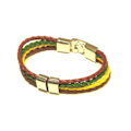 Miniatyrbillede 1 af 2: Armband - Läder Green