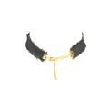 Miniatyrbilde 2 av 2: Choker-kjede - Denimstoff