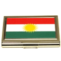 Miniatyrbilde 1 av 2: Kortholder - Kurdistan Flag Silver