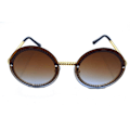 Miniatyrbillede 1 af 2: Round Chain solbriller Gold