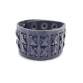 Miniatyrbillede 1 af 2: Sort læder armbånd Black
