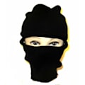 Miniatyrbillede 2 af 3: Balaclava hat - sort Black
