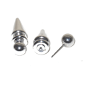 Miniatyrbillede 2 af 2: Silverfärgade örhängen - Nitar Silver
