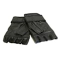 Miniatyrbillede 3 af 3: Læderhandsker fingerfri - sort Black