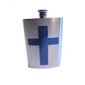 Miniatyrbillede 1 af 2: Rustfrit stål - Finland flag Silver