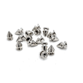 Miniatyrbillede 1 af 2: Løse nitter spike 40 stk Silver