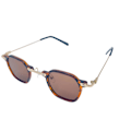 Miniatyrbilde 2 av 2: Windsor Solbriller - Leopard and Gold Gold