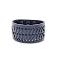 Miniatyrbillede 1 af 2: Sort læder armbånd Black