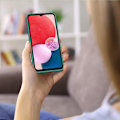 Miniatyrbild 5 av 6: Samsung A32 5G Gummibelagd Mattgrönt Skal Kameraskydd Liquid - Grön