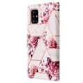 Pikkukuva 7 / 10: Samsung A51 5G Trendikäs lompakkokotelo Sparkle 4-FACK Pink