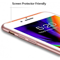 Pikkukuva 4 / 7: iPhone 7 / 8 / SE(2020 & 2022) Ultraohut kumipinnoitettu Cover Basic V2 Pink gold
