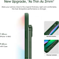 Pikkukuva 7 / 8: Kuminen iskunkestävä kotelo iPhone 15 Plus- vihreä