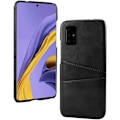 Miniatyrbillede 2 af 7: Samsung A51 stødabsorberende kortholder Retro V2 Black