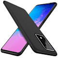 Miniatyrbild 1 av 6: Samsung Galaxy S20 Ultra Stilrent Stöttåligt Skal FullCarbon V3 Svart