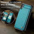 Miniatyrbillede 1 af 8: CaseMe Shockproof Cover Kortholder Stander 4-rums iPhone XR Grön