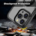 Miniatyrbild 4 av 5: iPhone 13 Pro Max Praktisk Stöttåligt Skal med Ringhållare V4 Transparent