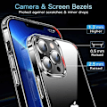 Miniatyrbillede 3 af 6: iPhone 11/12/13/14/15 stødabsorberende etui Simple V2 - Gennemsigtig Transparent iPhone 12 Pro Max