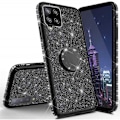 Miniatyrbillede 3 af 10: Samsung A12 5G stødabsorberende cover med Ring Holder Strass Rosenguld