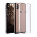 Miniatyrbillede 1 af 5: Motorola One Vision stødabsorberende silikone Shell Shockr Transparent