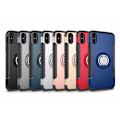Miniatyrbillede 1 af 8: iPhone XR Praktisk stødsikker etui med ringholder V2 Svart