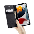 Miniatyrbild 6 av 6: iPhone 13 Pro Exklusivt Elegant Flipfodral CaseMe 3-FACK Svart