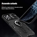 Pikkukuva 7 / 7: iPhone 13 Pro iskunkestävä kotelo sormustelineellä Nillkin Black