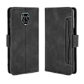 Pikkukuva 2 / 6: Xiaomi Redmi Note 9S / 9Pro lompakkokotelo PU-nahkainen 6-taskuinen Winston V3 Black