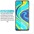 Miniatyrbillede 2 af 5: 2-PACK Redmi Note 9 Hærdet glas 0,26 mm 2,5D 9H Transparent