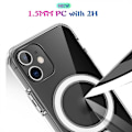 Pikkukuva 9 / 10: iPhone XS Max läpinäkyvä iskunvaimenninkotelo, MagSafe-yhteensopiva Transparent