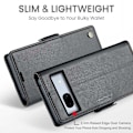 Pikkukuva 2 / 10: CaseMe Skin Pro Case Google Pixel 7a Black