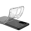 Pikkukuva 2 / 5: Samsung A41 iskuja vaimentava silikonikotelo Shockr Transparent