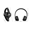 Pikkukuva 7 / 7: Bluetooth-kuulokkeet Langaton mikrofoni Taitettava Black