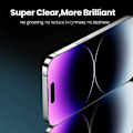 Pikkukuva 7 / 11: iPhone 15 Pro Max Privacy karkaistu lasi 0,26mm 3D 9H Transparent