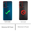 Miniatyrbillede 2 af 7: Motorola Moto G8 Power Shock Absorberende Silikone Shell Shockr Transparent