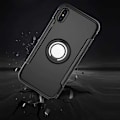 Pikkukuva 3 / 8: Käytännöllinen iskunkestävä iPhone XR -kotelo rengaspidikkeellä V2 Svart