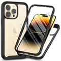 iPhone 14 Pro Heltäckande Premium 3D Skal 3in1 ThreeSixty Transparent