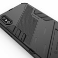 Miniatyrbild 5 av 8: iPhone X/XS Stöttåligt Skal med Kickstand ThinArmor V2 Mörkgrön