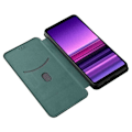 Pikkukuva 6 / 9: Xperia 1 III Flip Case -korttipaikka CarbonDreams Green Green