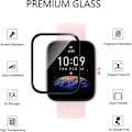 Miniatyrbillede 2 af 7: 2-PACK Amazfit Bip 3/3Pro Hærdet glas FullFrame 3D 0,2 mm 9H Transparent