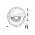 Miniatyrbillede 1 af 6: LED-ringlys til Selfie White