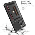 Pikkukuva 5 / 7: iPhone 11 Pro Max Iskunkestävä kansi korttipaikalla Solid V2 Black