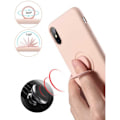 Miniatyrbillede 4 af 8: iPhone XS Max stødsikkert cover med ringholder CamShield Svart