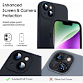 Miniatyrbillede 2 af 7: iPhone 13 Gummieret skalvæske - Sort