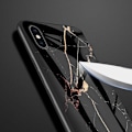 Miniatyrbillede 4 af 7: iPhone XS Max Marble Shell 9H hærdet glas bagside glas bagside V2 Green Emerald Green