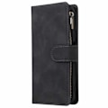 Miniatyrbillede 2 af 7: Samsung A12 multifunktionelt pung etui Lynlås 8-rum Black