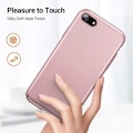 Pikkukuva 7 / 7: iPhone 7 / 8 / SE(2020 & 2022) Ultraohut kumipinnoitettu Cover Basic V2 Pink gold