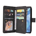 Miniatyrbillede 6 af 10: Oneplus 9 Pro multifunktionelt pung etui Lynlås 13-rum Black